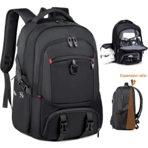 Cross-border New Double-shoulder Bag for Men, Large Capacity Multifunctional Casual Bag, Business Outdoor Travel Laptop Bag