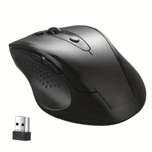 BalanceFit Ergonomic Wireless Mouse, 2.4GHz Non-Wireless, Comfortable Curved Design